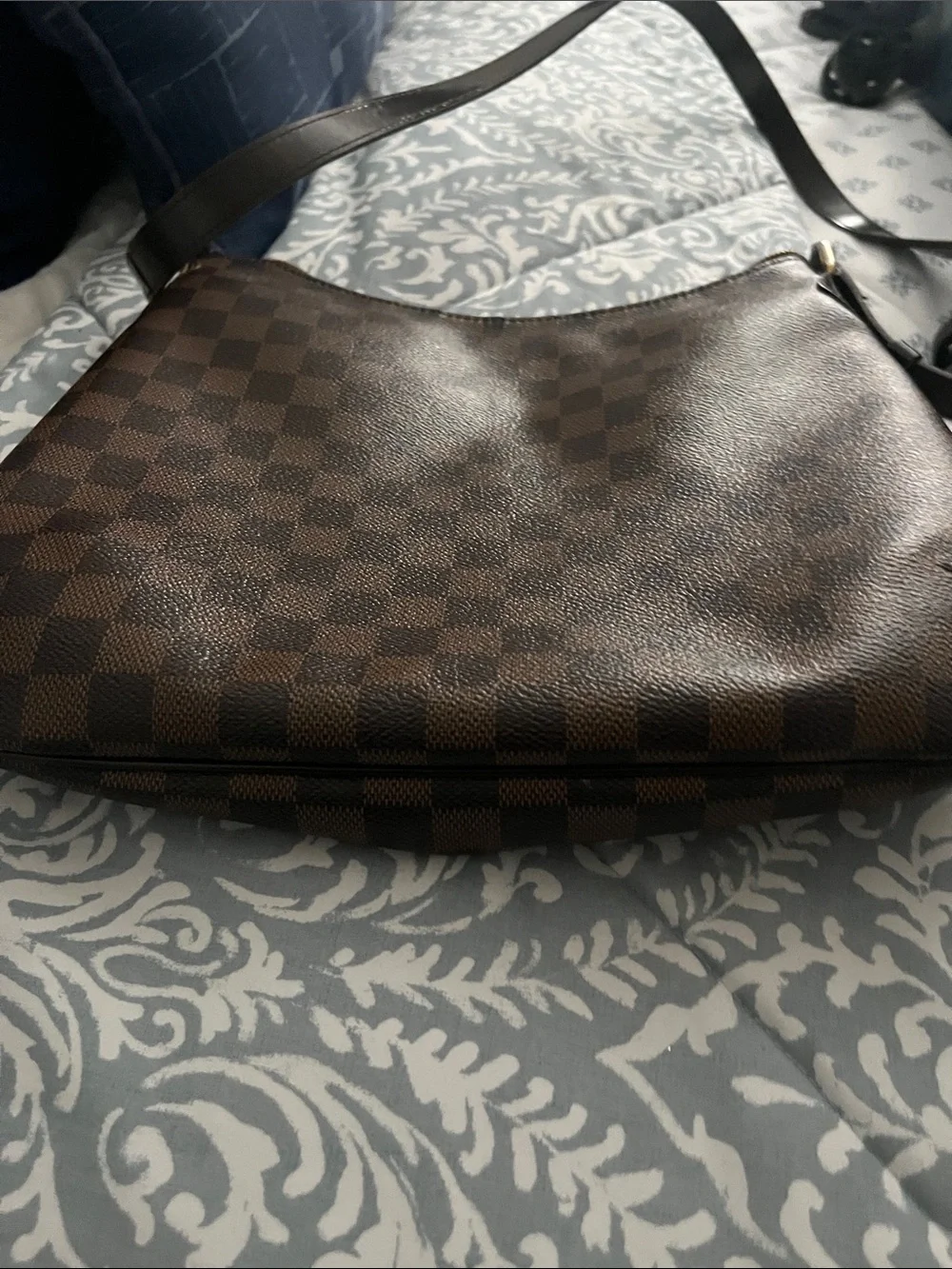 Louis Vuitton Damier Ebene Checkerboard Brown Crossbody